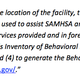 SAMHSA aample sentence.